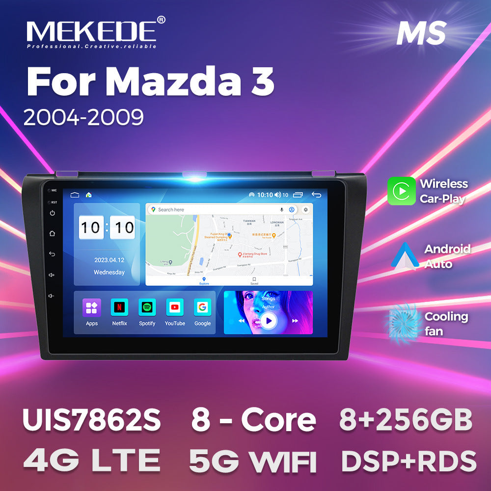 Suitable for Mazda Mazda 3 2004-2009 Android large screen central control navigation radio 8 + 256G
