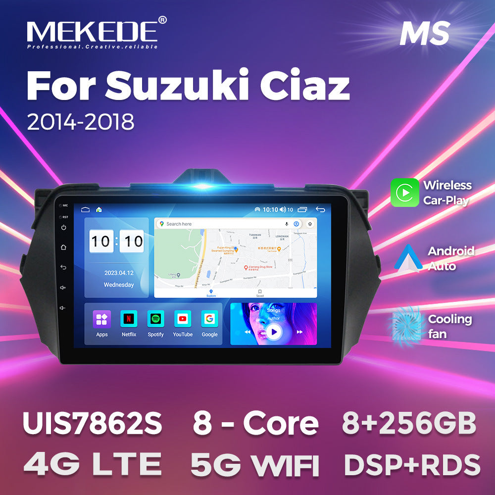 Suitable for 2014-2018 suzuki ciaz smart large screen central control car android navigation system