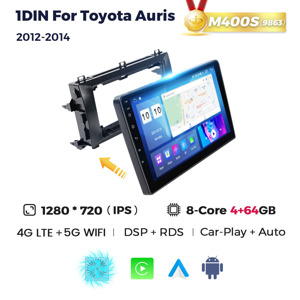Applicable to Toyota Auris 2012-2014 Android large screen central control navigation radio 8 + 256G