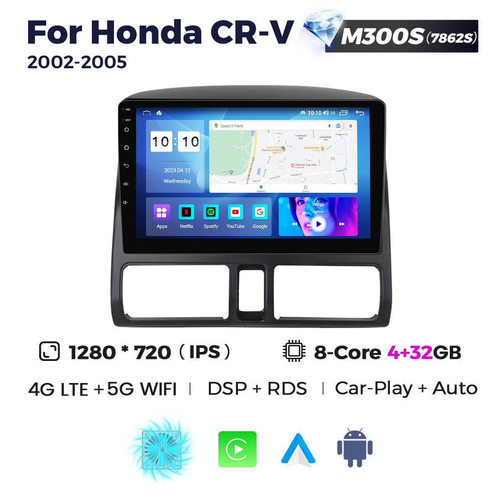 Suitable for 02-05 honda crv honda crv car large screen android navigator wireless carplay
