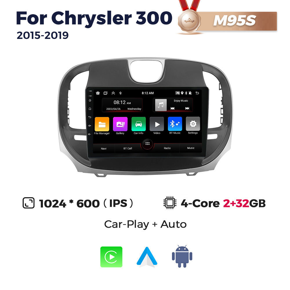 Suitable for chrysler 300 2015- 2019 dodge chrysler 300 android large screen car navigation