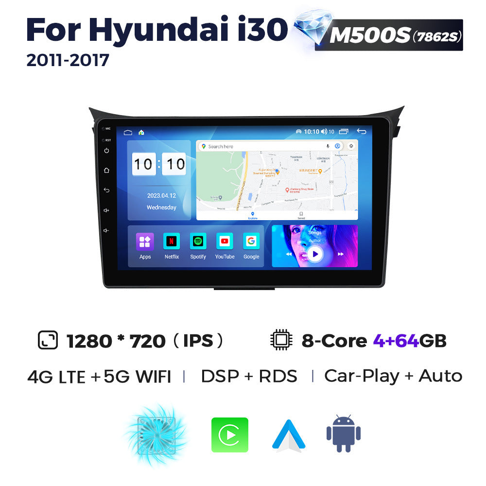 Suitable for hyundai i30 2011-2017 hyundai i30 android smart car navigation carplay