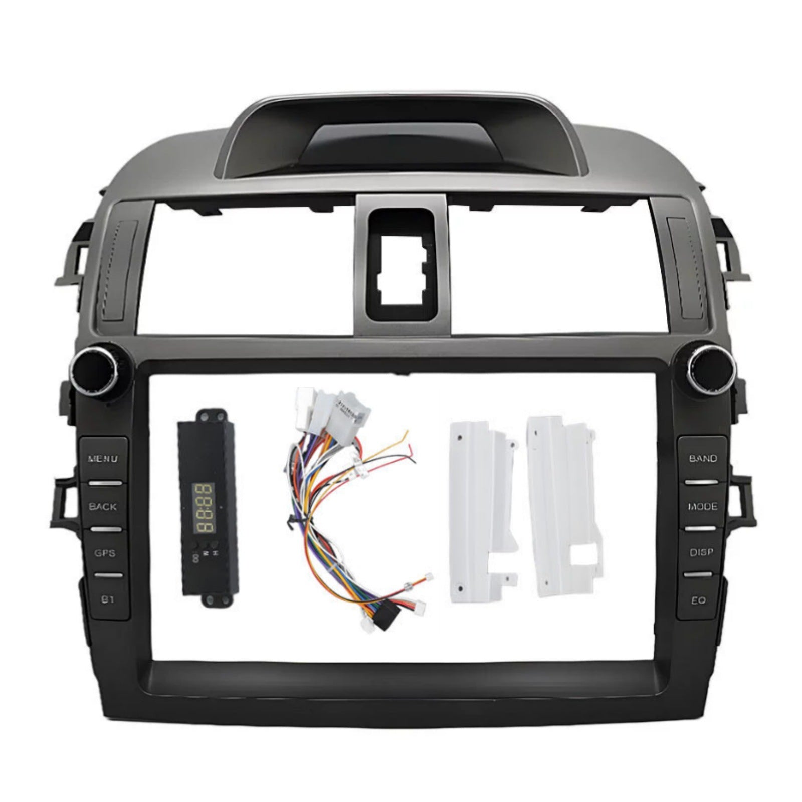 Versatile trim kit for 2007 toyota corolla - center console navigation modification frame