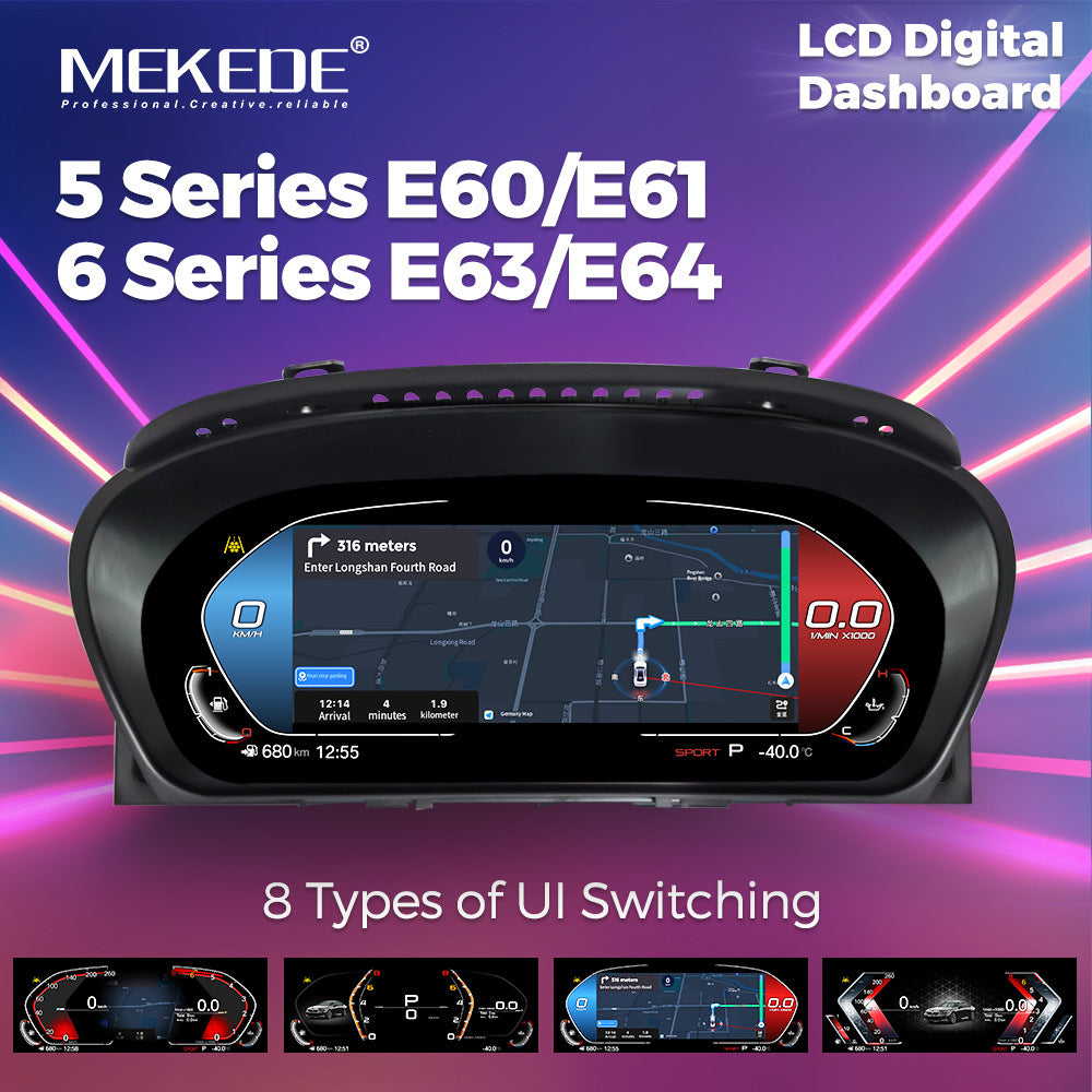 Applicable to BMW 5 Series E60E61/6 Series E63/E64 Full LCD Dashboard Wireless Carplay