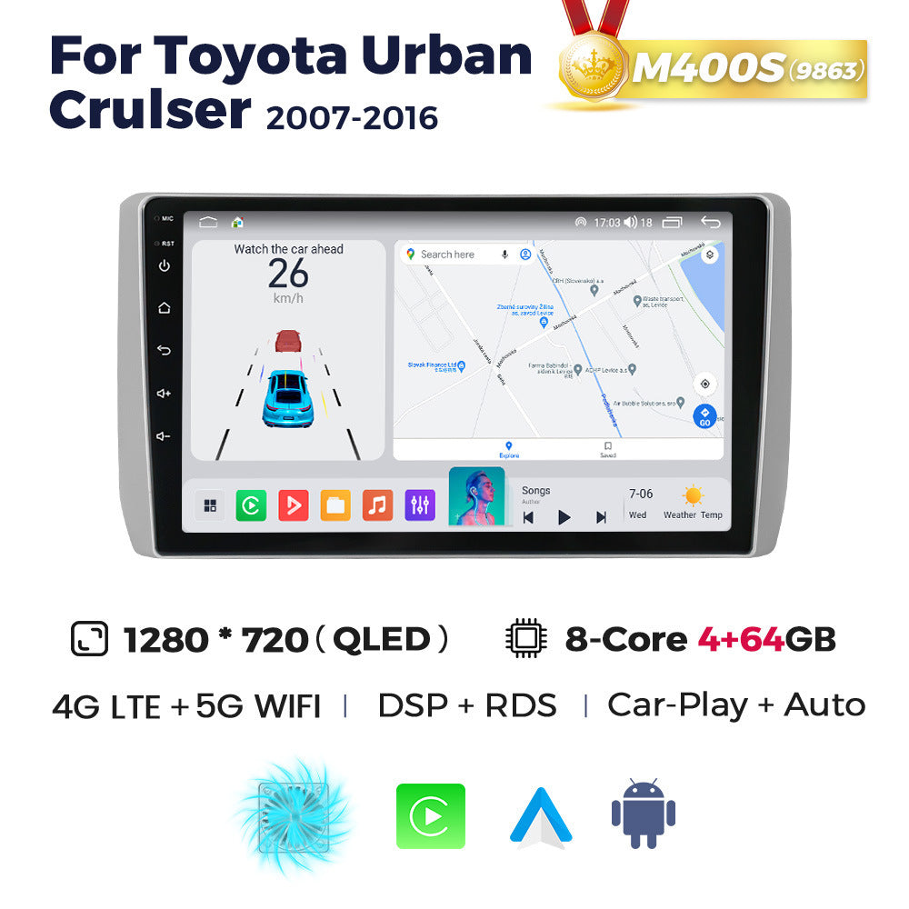 Suitable for toyota urban cruiser 2007-2016 toyota suv android car smart navigation