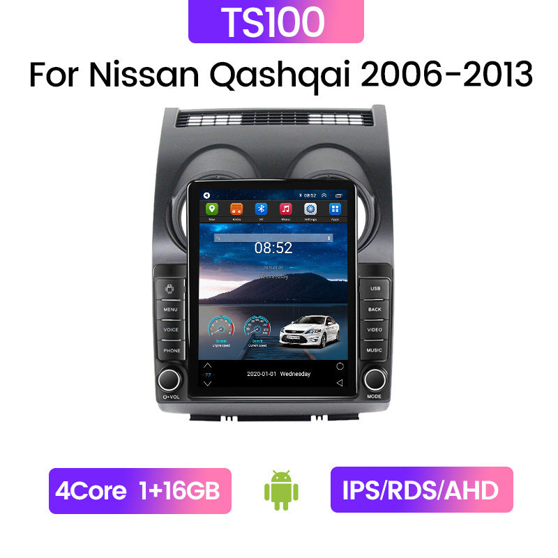 Suitable for 2006-2013 nissan qashqai (territory) tk vertical screen car android navigation system with wireless carplay head unit