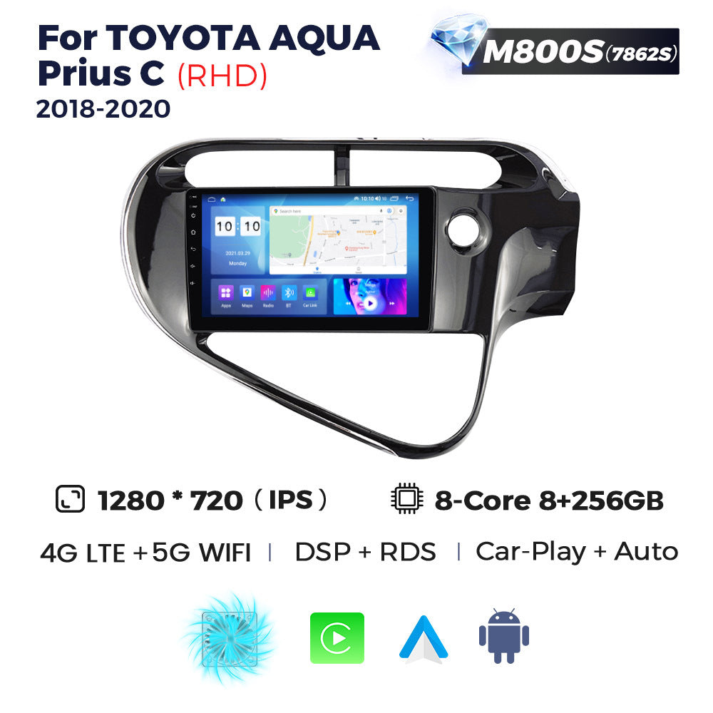 Suitable for toyota aqua prius c 2018-2020 toyota prius car android navigator