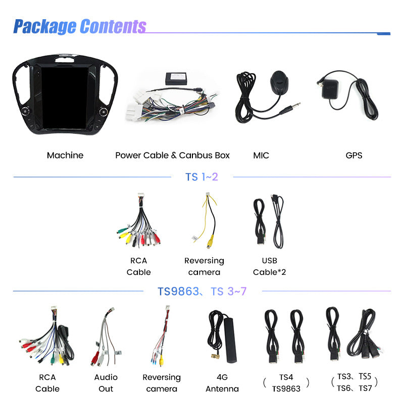 Suitable for nissan juke 2011-2019 vertical screen android smart car navigator wholesale bt5.0