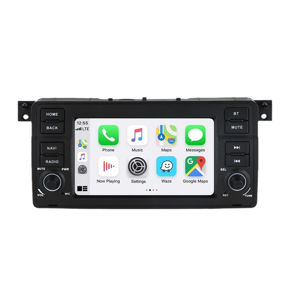 Suitable for bmw e46 m3, original bmw e46 style button 7inch, disc-free in-car android smart navigation system
