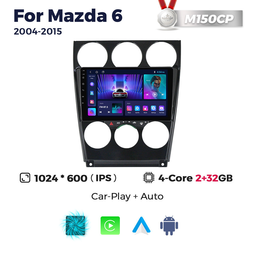 Suitable for 04-15 mazda 6 mazda 6 car large screen android navigator wireless carplay