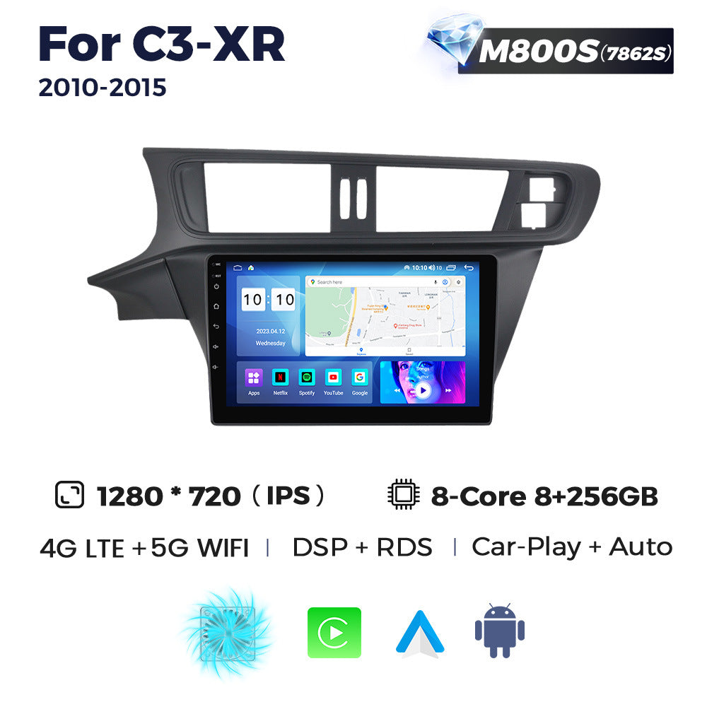 Compatible with Citroën C3-XR 10-15 Android Large Screen Central Control Navigation Radio 8+256GB