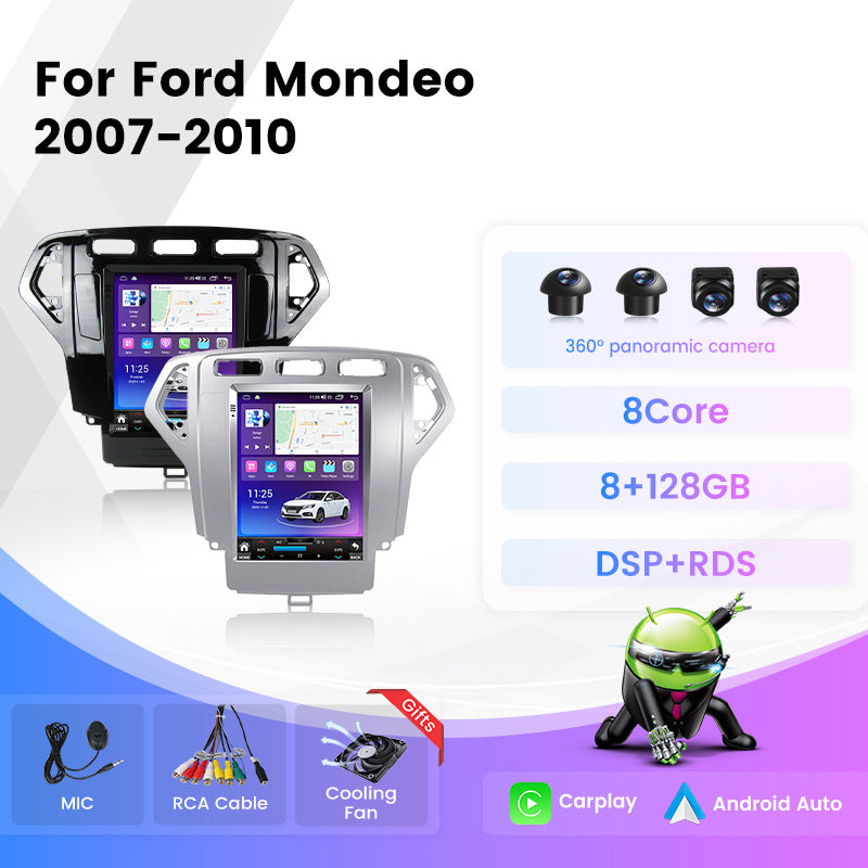 Suitable for 2007-2010 ford mondeo vertical screen android navigation, reversing camera car navigation system / long version