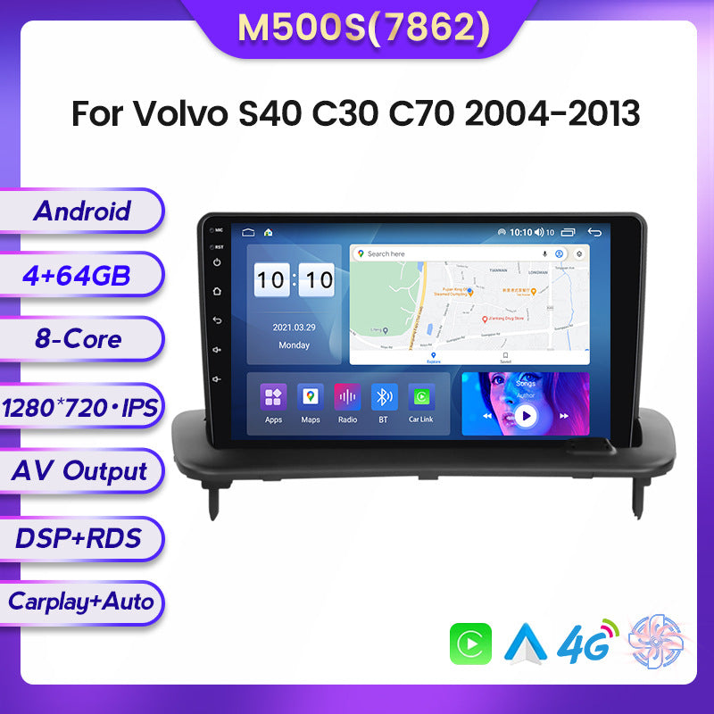 Suitable for volvo 04-12 volvo s40 c30 c70 android large screen car navigation carplay