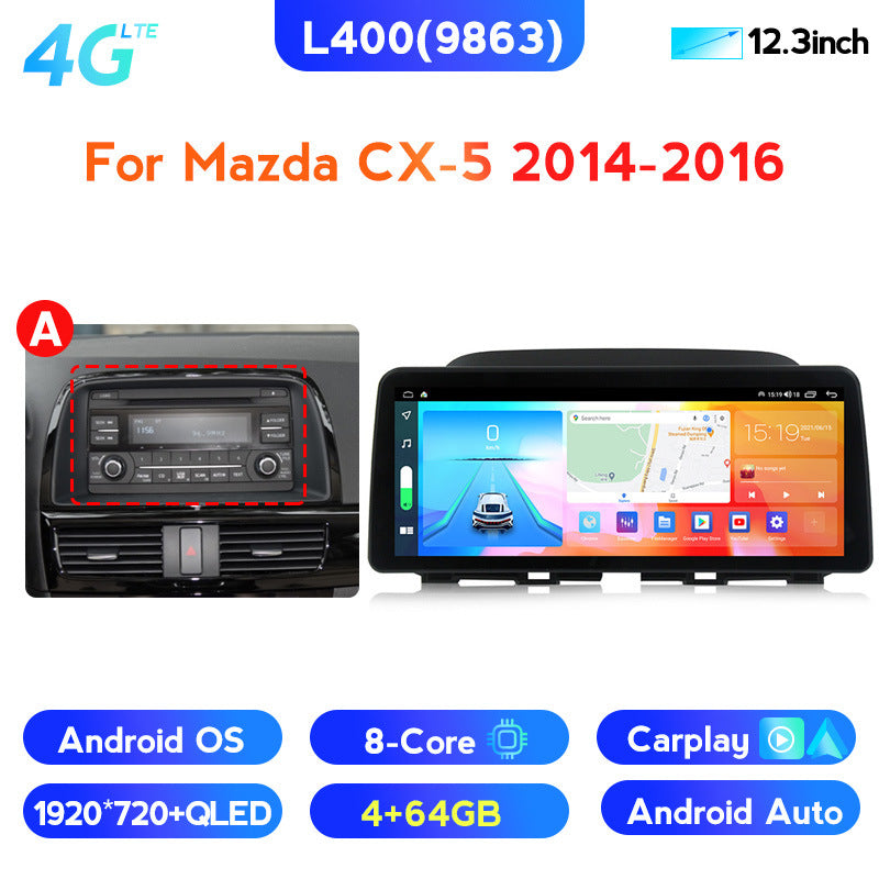 Suitable for 14-16 mazda cx5 mazda cx-5 central control android large screen navigation restorationcarplay