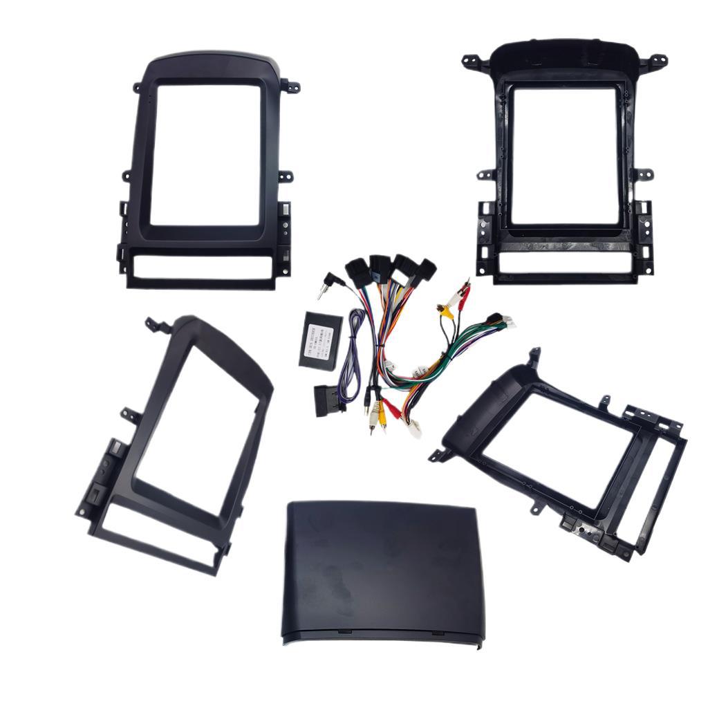 Android navigation surface frame suitable for chevrolet captiva center console dvd panel restoration