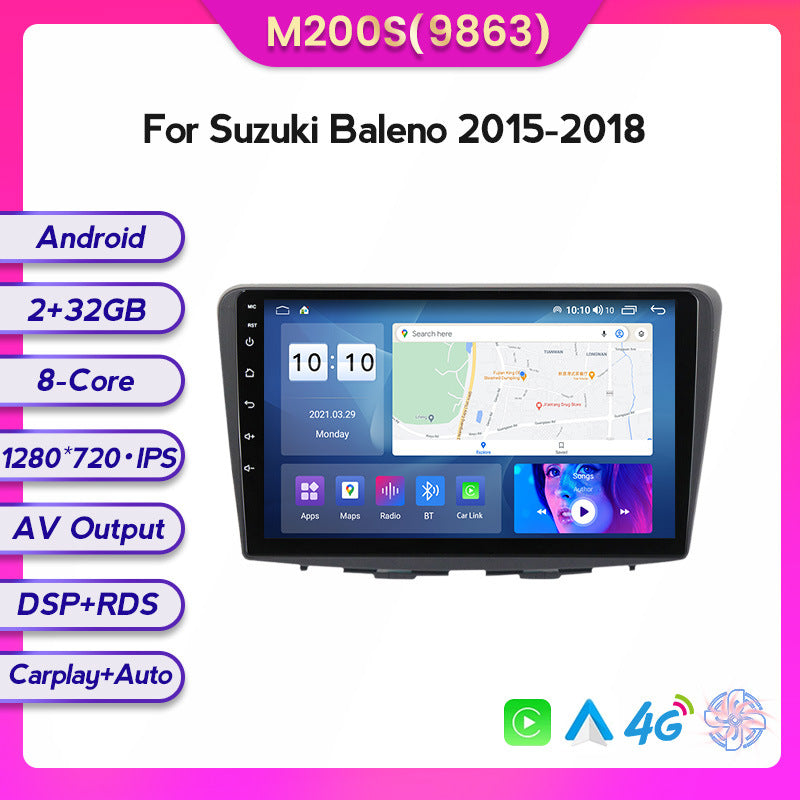 Compatible with Suzuki Baleno 15-18 models with a 128GB large central control in-car navigation screen for Android large screen