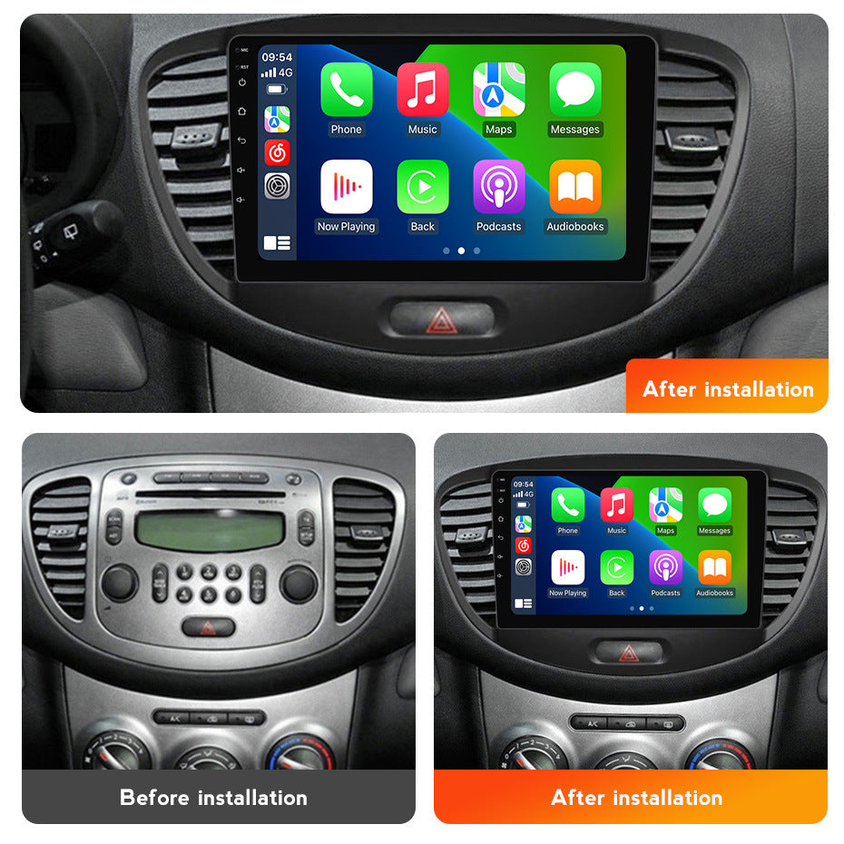 Suitable for hyundai i10 2007-2013 hyundai i10 large screen android car navigator cross-border supply