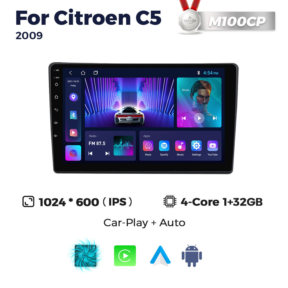 Compatible with Citroën C5 2009-2017 Android Large-Screen Central Control Navigation Radio 8+256GB