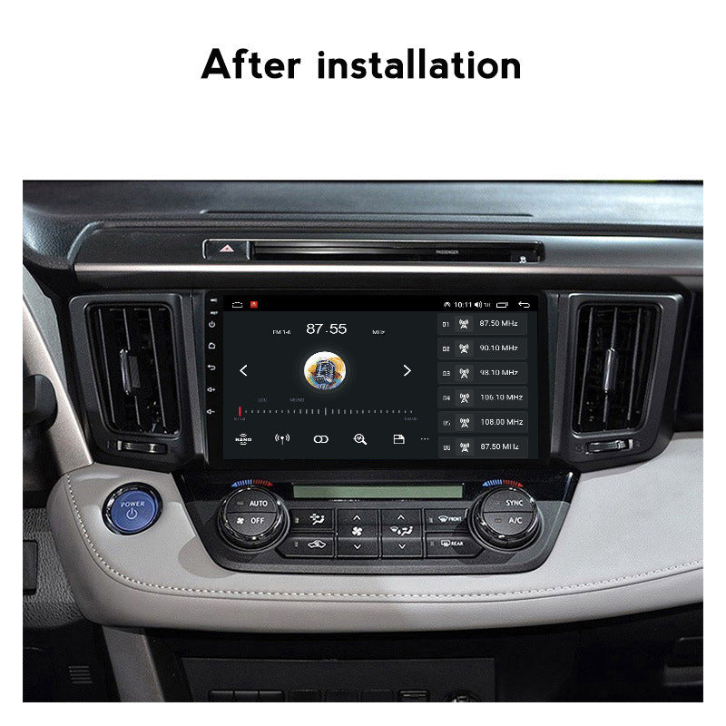 Compatible with Toyota Rav4 models 13-18 modified Android large screen central control in-car navigation screen 8+128GB