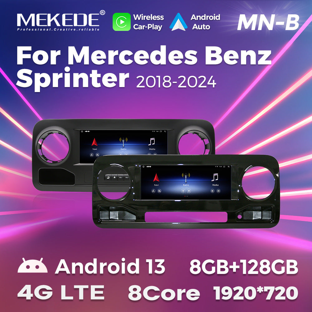 Applicable to Mercedes-Benz Sprinter 2018-2024 Android screen 24.6 inch central control car navigation Carplay