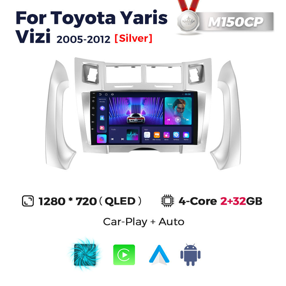 Suitable for Toyota Yaris Vitz 05-12 Android large screen central control navigation radio Carplay