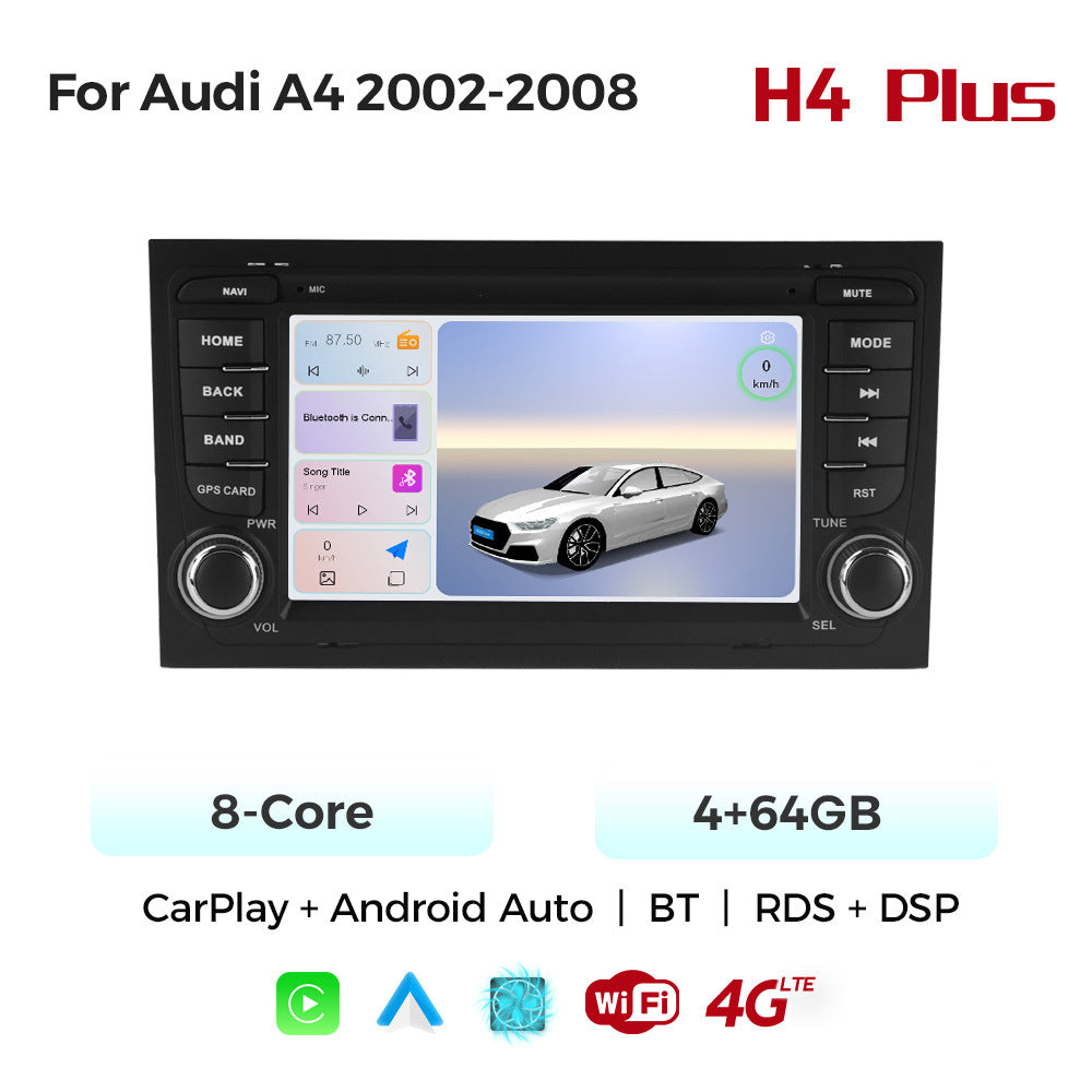 Applicable to Audi A4 02-08 bilateral button Android large screen central control navigation Bluetooth radio special machine
