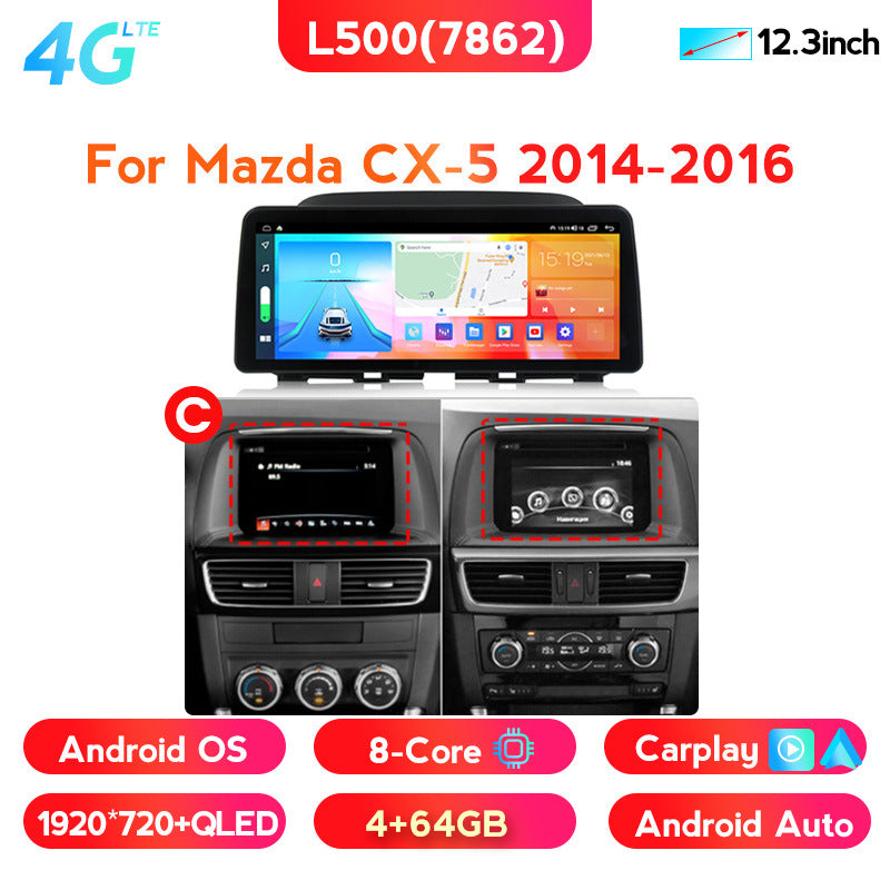 Suitable for 14-16 mazda cx5 mazda cx-5 central control android large screen navigation restorationcarplay