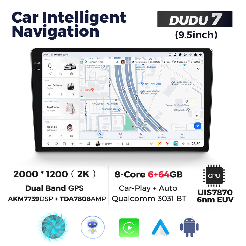 Suitable for dudu6, dudu7, and mekede dudu liangshan overseas edition smart modified android interactive navigation systems