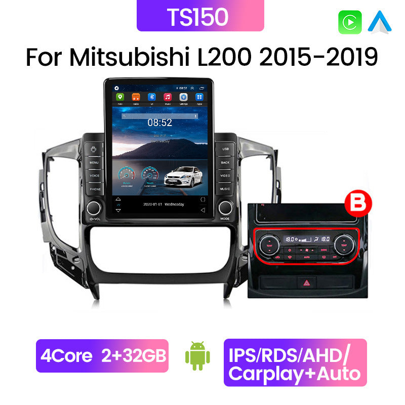 Suitable for mitsubishi triton l200 sport 2015-2019 vertical screen car android navigation