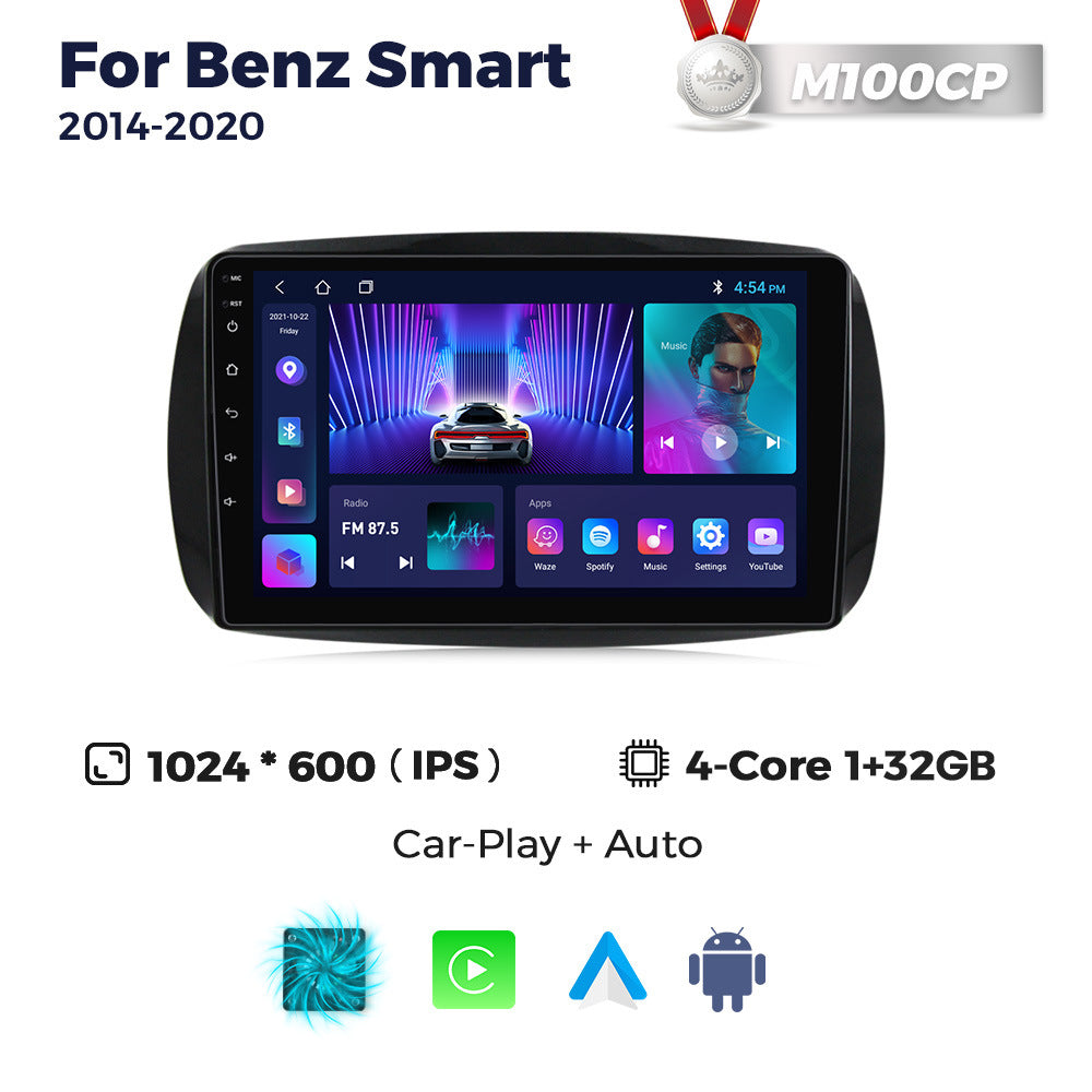 Applicable to Mercedes-Benz Smart 14-20 Android large-screen central control car navigation radio screen 8 + 256G