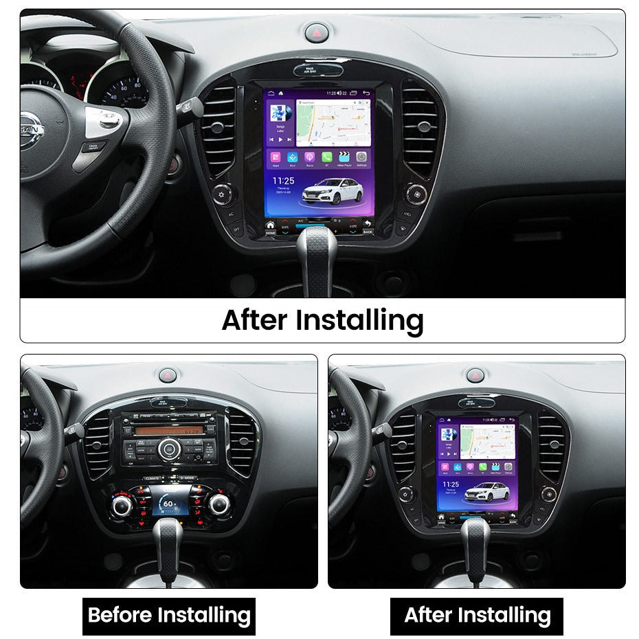 Suitable for nissan juke 2011-2019 vertical screen android smart car navigator wholesale bt5.0