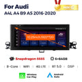 Suitable for audi a4 a4l 2016-2020 and audi a6 upgrade to qualcomm android large screen navigation system