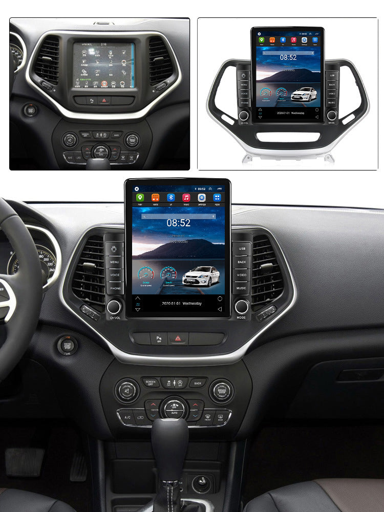 Cross-border wholesale supply of cherokee 5 jeep cherokee vertical screen car android navigation system smart player