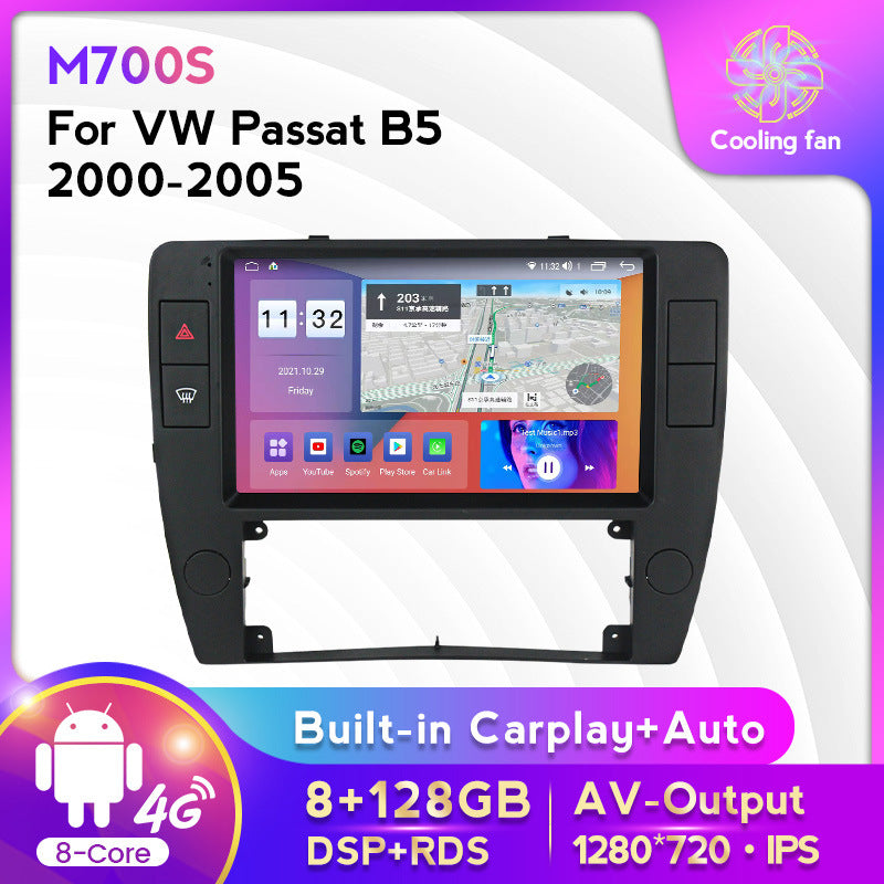 Applicable to Volkswagen Passat B5 Passt 00-05 Android large screen central control car navigation screen 128G