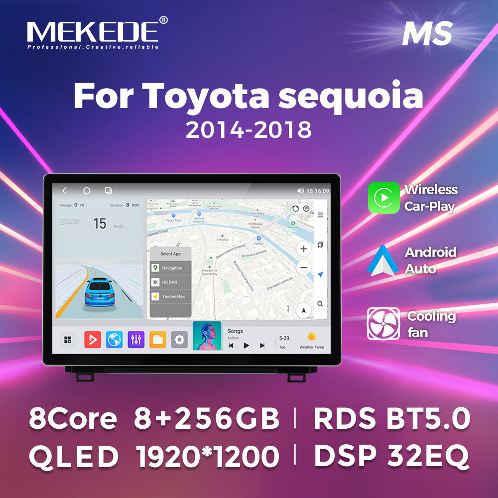 Suitable for toyota sequoia 2014-2018 toyota sequoia tundra 13" large screen android navigator
