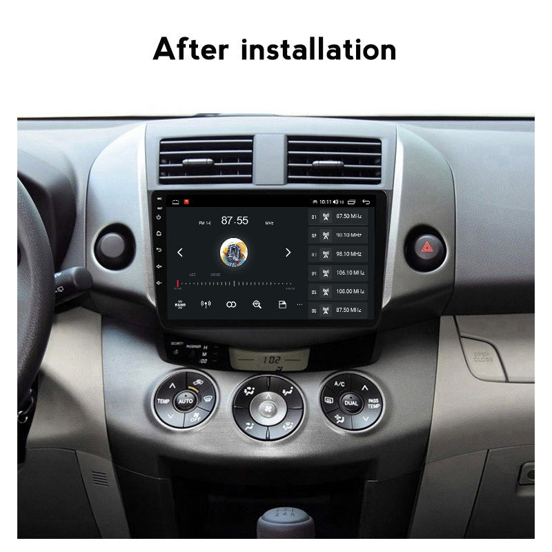 Suitable for Toyota Rav4 05-13 modified Android large screen central control car navigation screen 8 + 128G