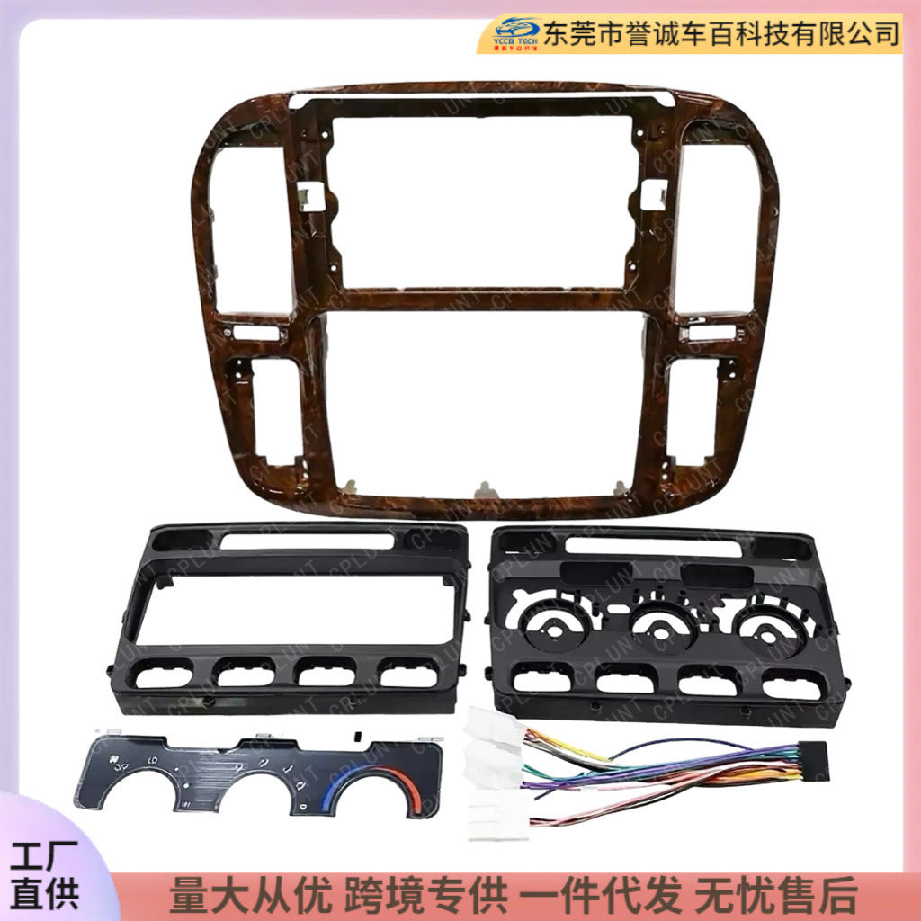 Suitable for 98-03 cool road ze lc100 lexus lx470 central control navigation panel restoration face frame lexus