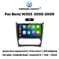 Applicable to Mercedes-Benz W203 2005-2009 Android Car GPS Navigation MP5 Bluetooth Player Carplay