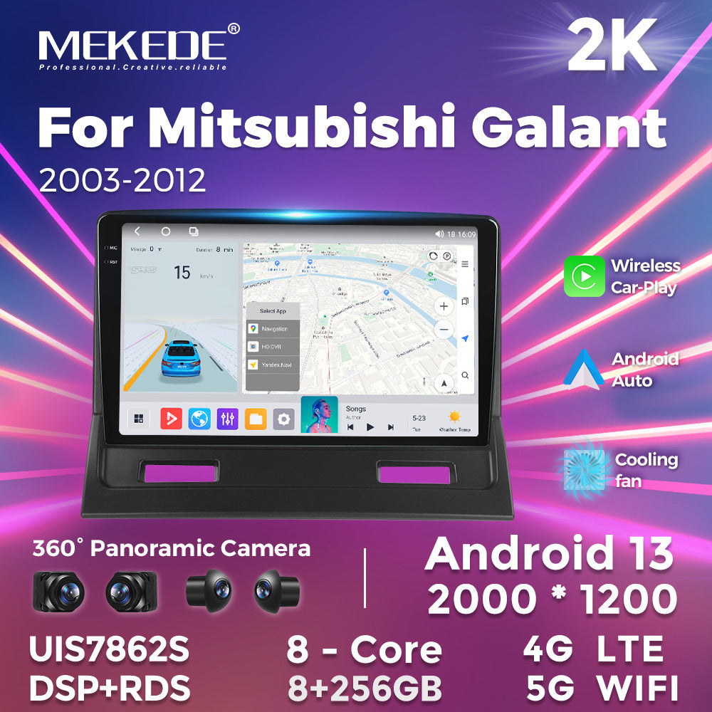 Applicable to Mitsubishi Galant 2003-2012 Android large screen central control navigation radio Bluetooth Carplay