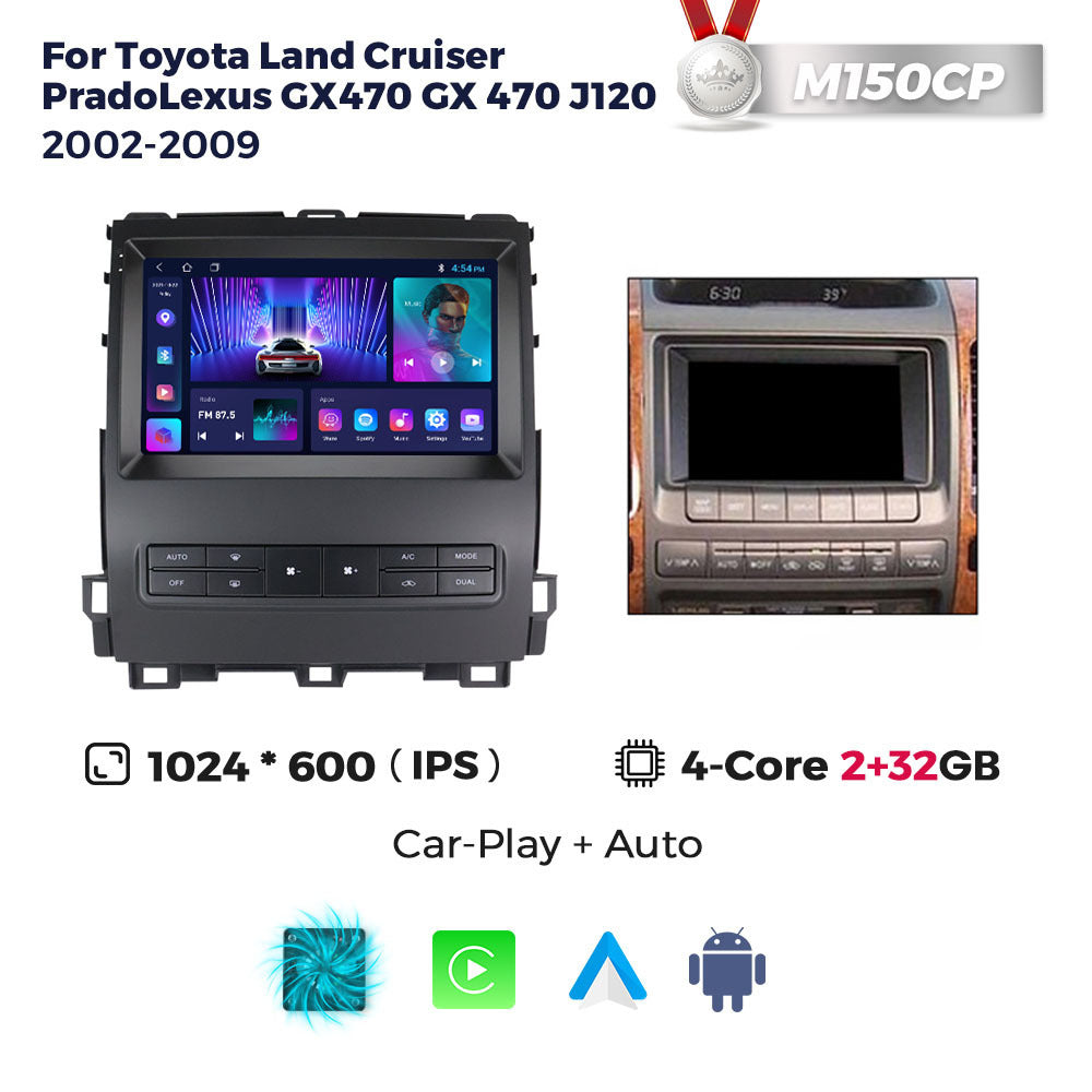Suitable for toyota prado gx470 2002-2009 (old model) high-spec smart android navigation system