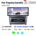 Suitable for toyota corolla 2007 - 2013 toyota corolla 12.3inch android vertical screen navigation