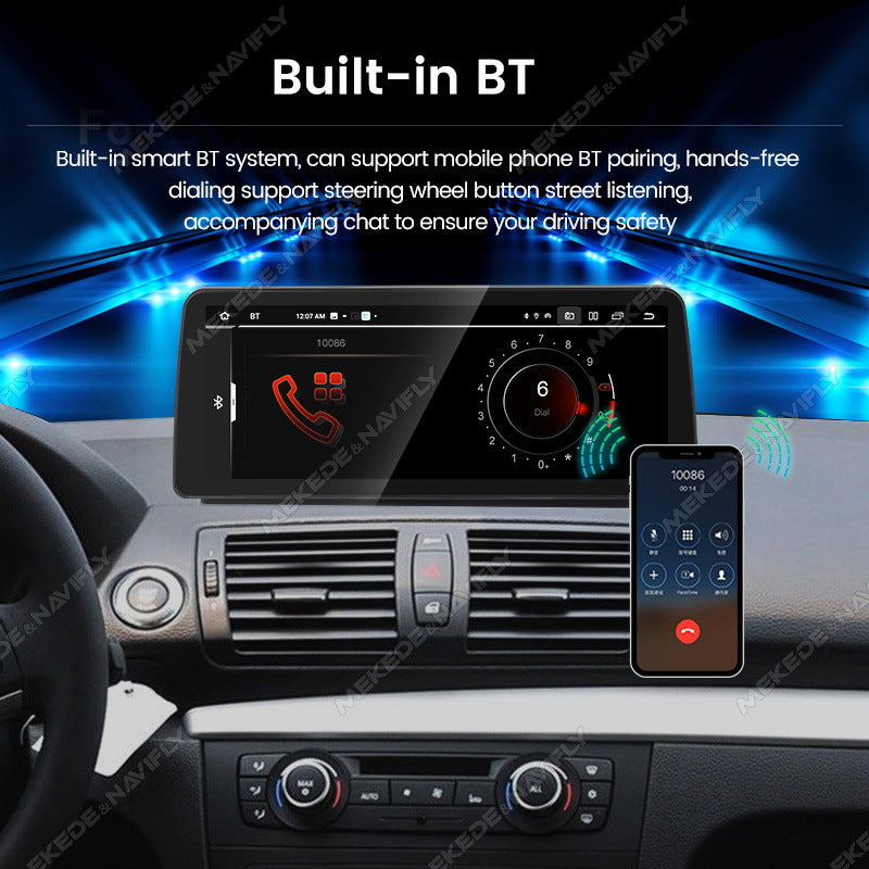 10.25-inch compatible with BMW 1 Series 2 Series F20 Android central control large screen GPS navigation all-in-one with Bluetooth CarPlay