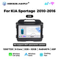 Applicable to Kia Smart Run 10-16 Android large screen central control car navigation radio screen Carplay