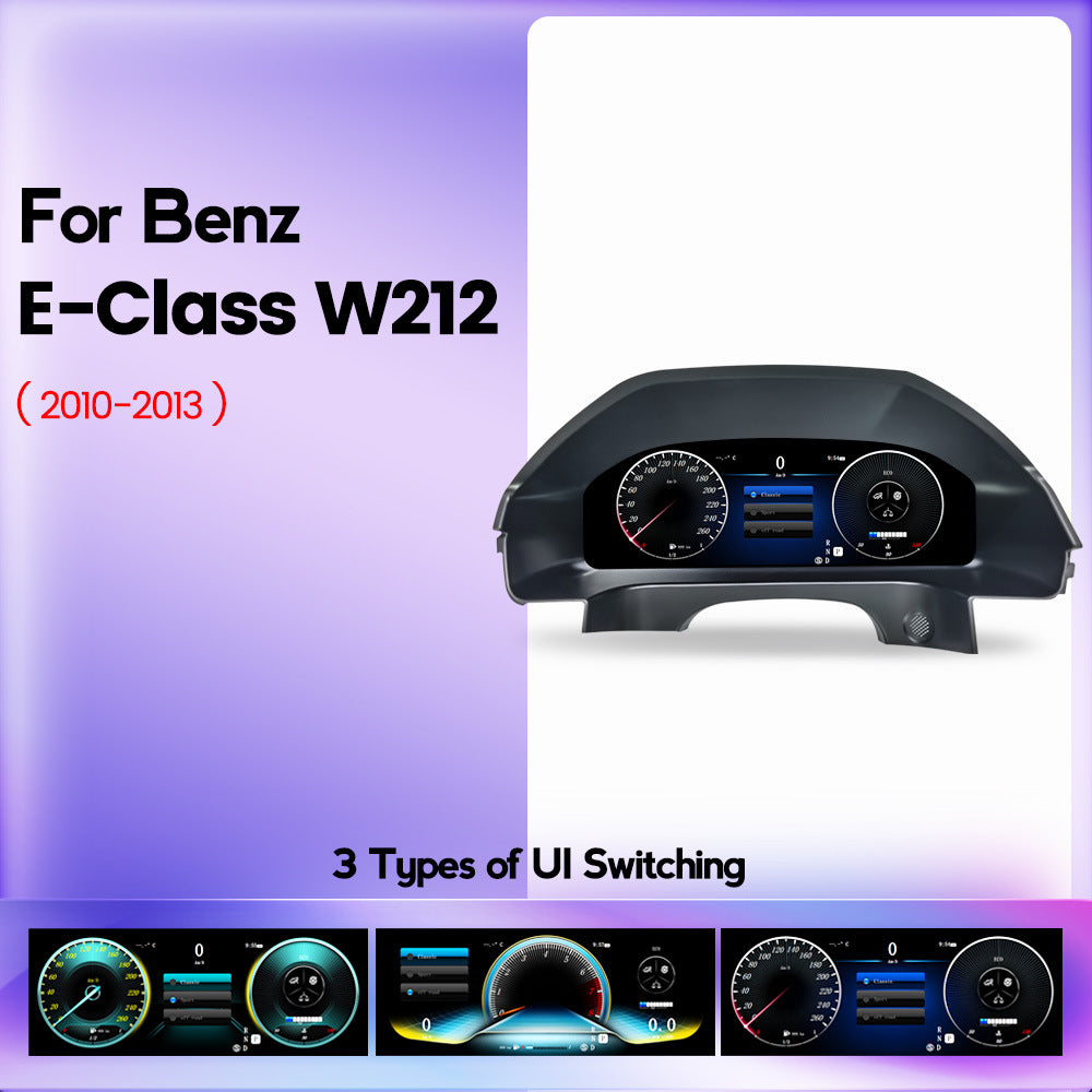 Suitable for benz e class 10-15 years mercedes-benz e-class w212 upgraded restoration lcd instrument display