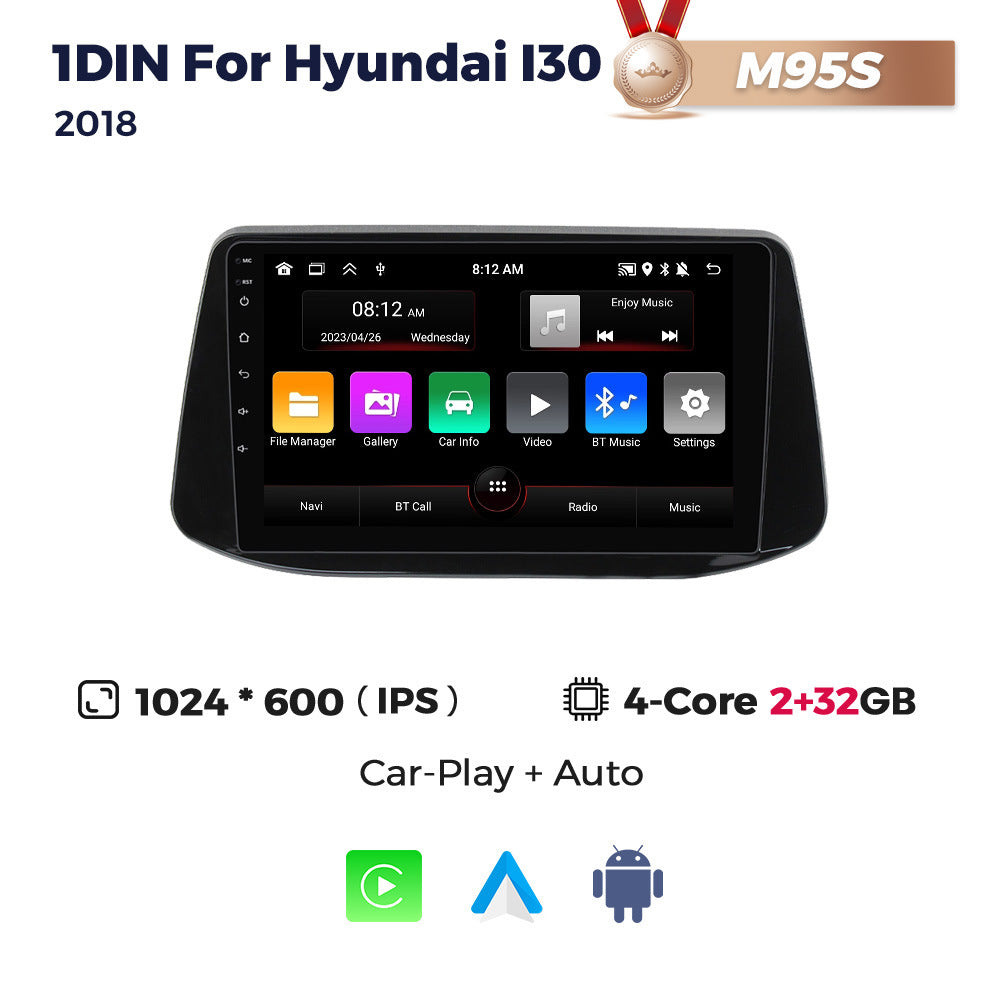 Suitable for 1din_hyundai i30 2018 hyundai i30 car smart central control android navigator motherboard