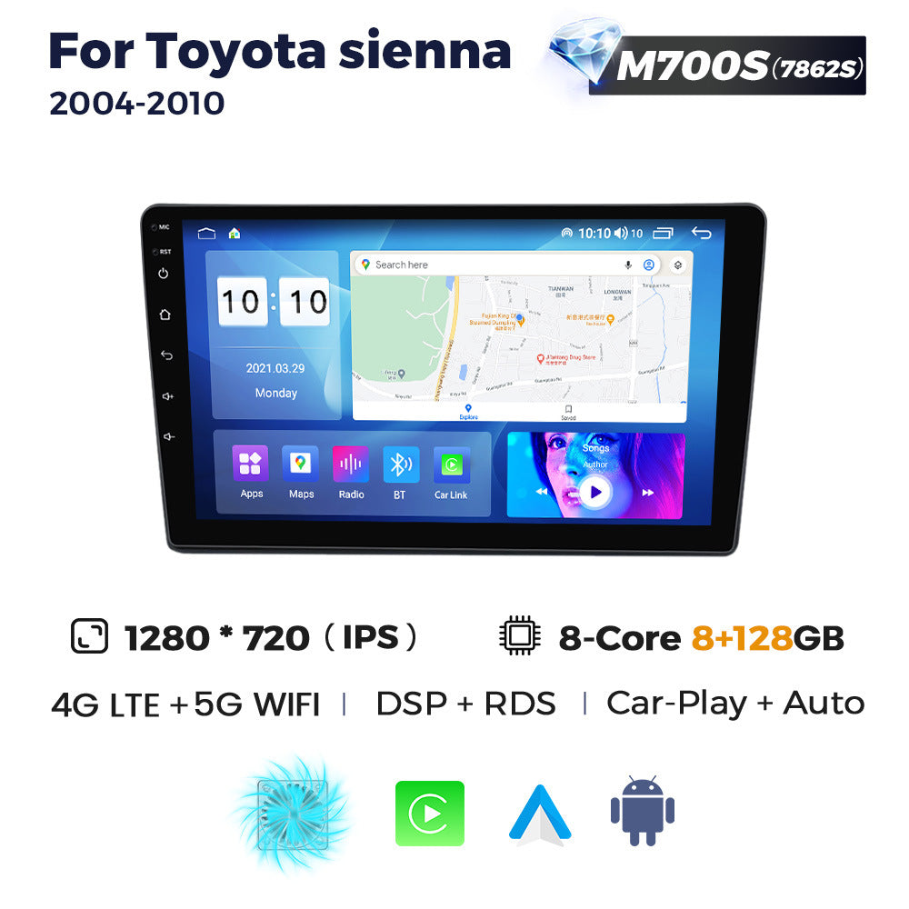 Suitable for toyota sienna 2004-2010 sienna car large screen android navigator cross-border supply