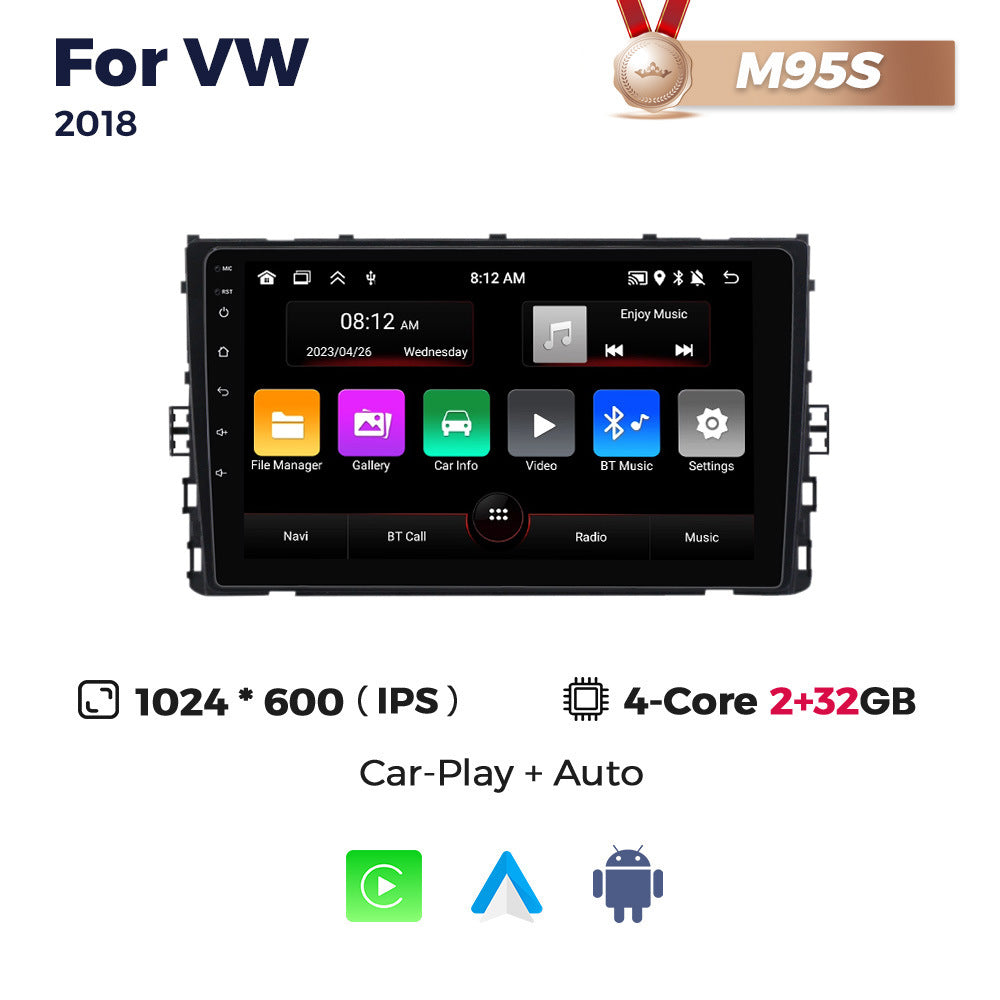 Suitable for new volkswagen universal vw 2018 polo golf 9inch android large screen car smart navigation system