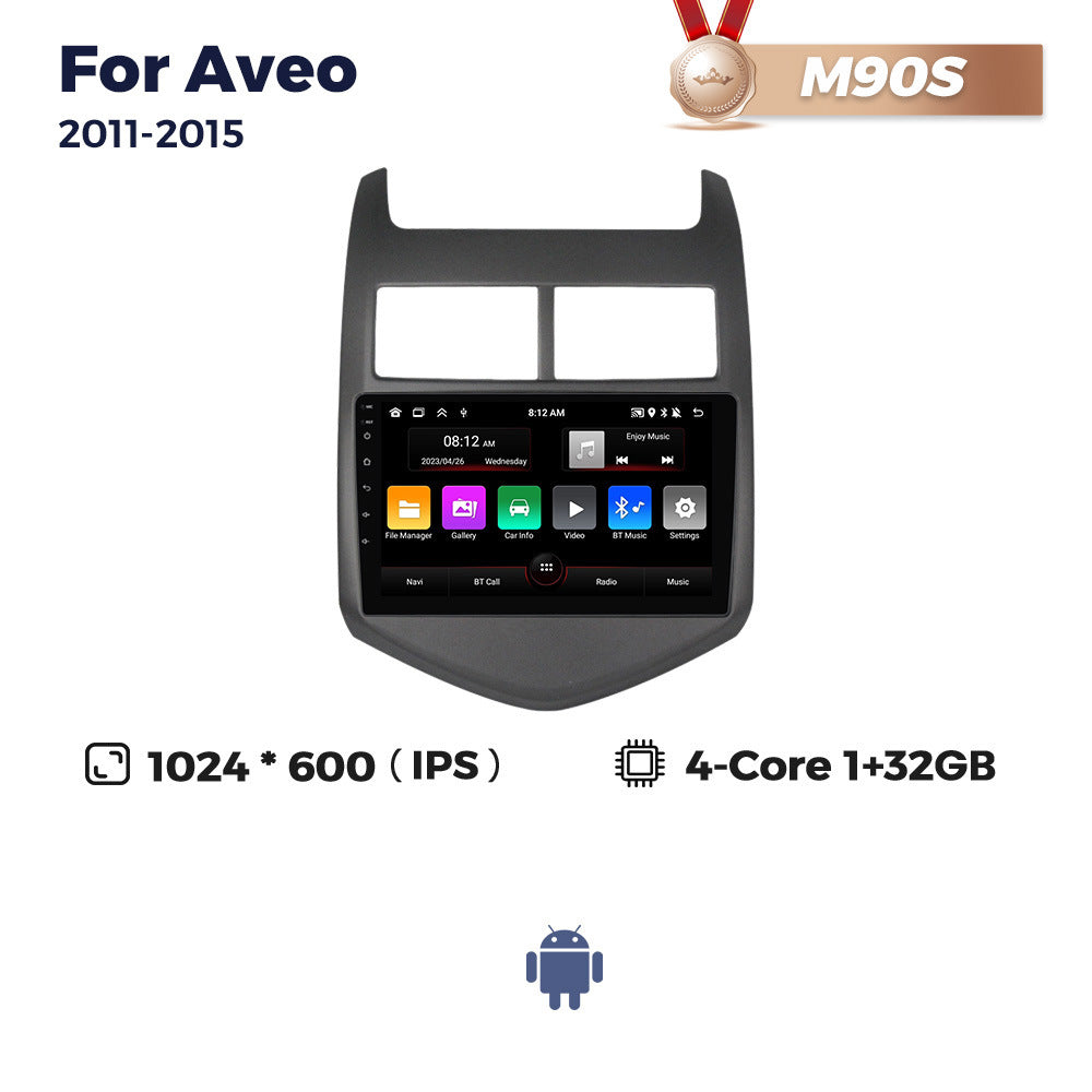 Suitable for 11-15 chevrolet aveo/aveo car large screen android navigator wireless carplay