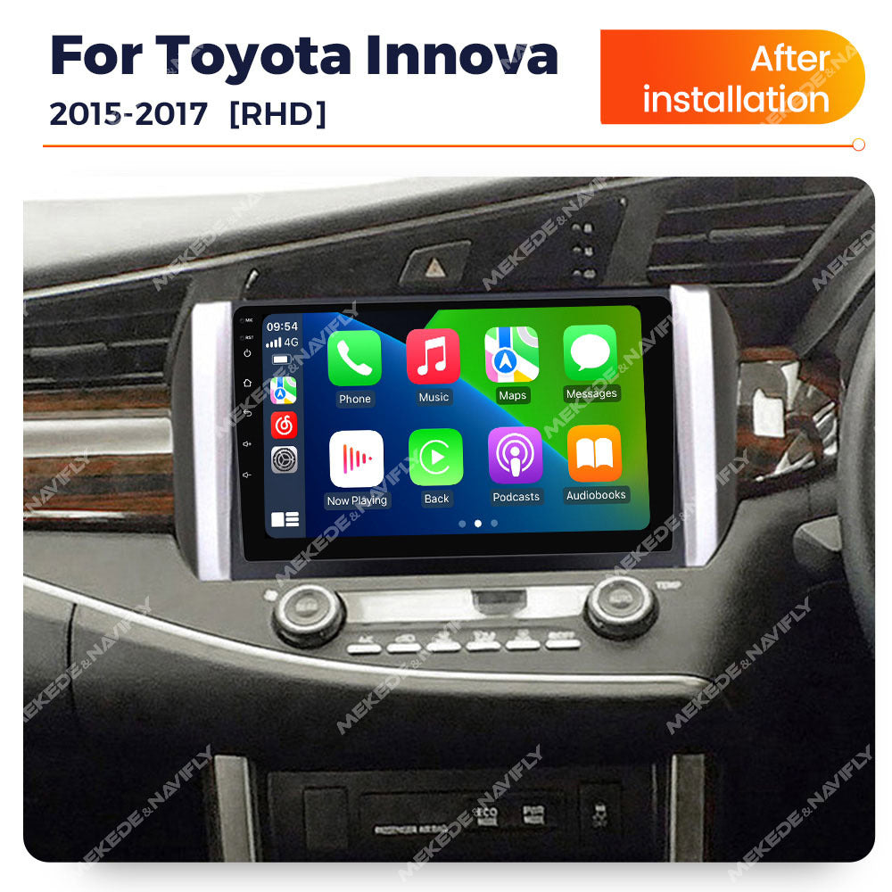 Suitable for toyota innova 2015-2017 export car large screen android navigator cross-border exclusive supply