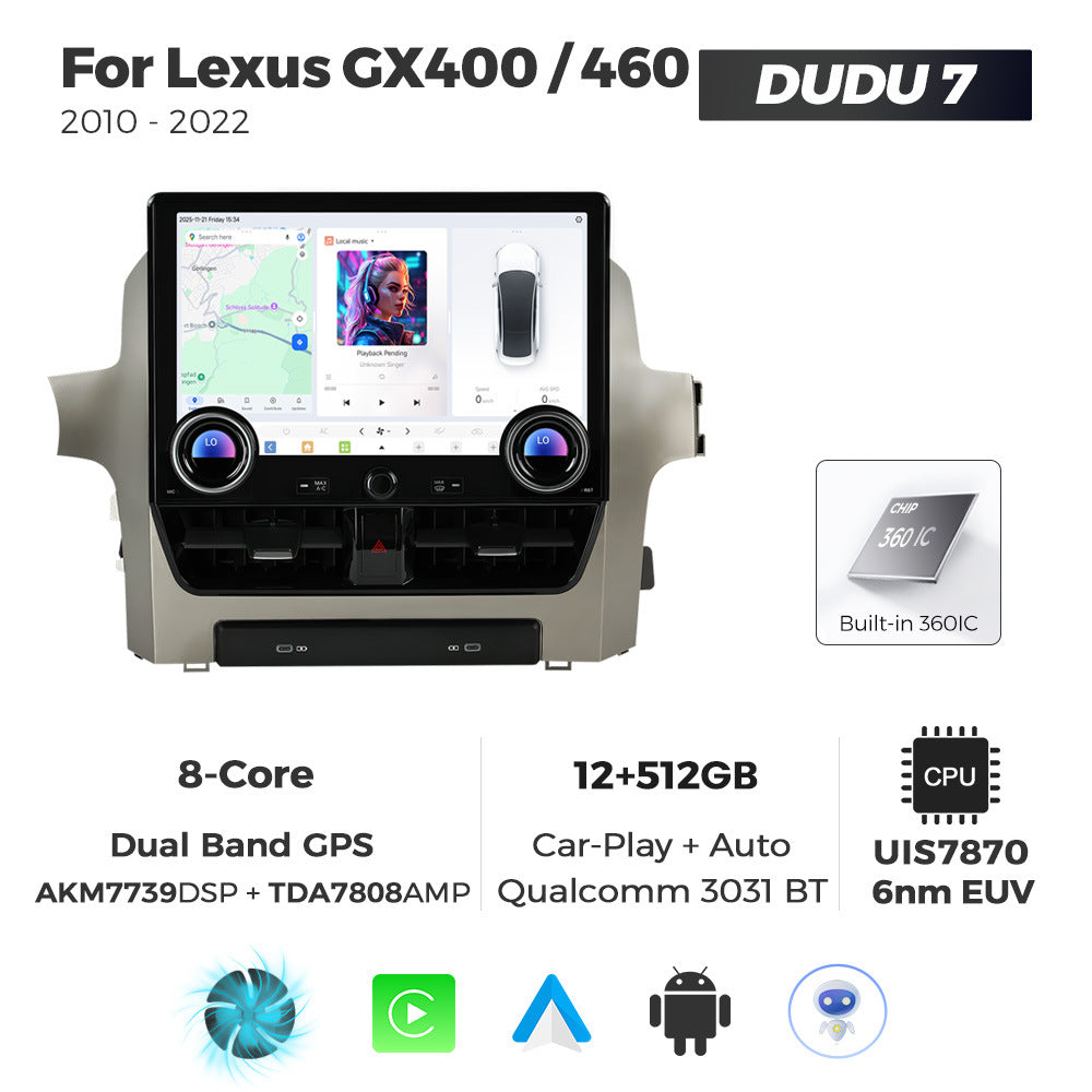 For 12.5inch lexus gx400 460 2010-2022 lexus private model android navigation